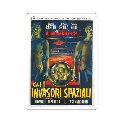 INVADERS FROM MARS (SPANISH) 1953 Movie Poster - STICKER Vinyl Kiss-Cut Decal 3 Inch White - The Sticker Space