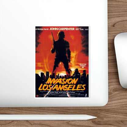 INVASION LOS ANGELES (THEY LIVE!) 1988 Movie Poster STICKER Vinyl Die-Cut Decal-The Sticker Space