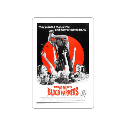 INVASION OF THE BLOOD FARMERS 1972 Movie Poster STICKER Vinyl Die-Cut Decal-4 Inch-The Sticker Space