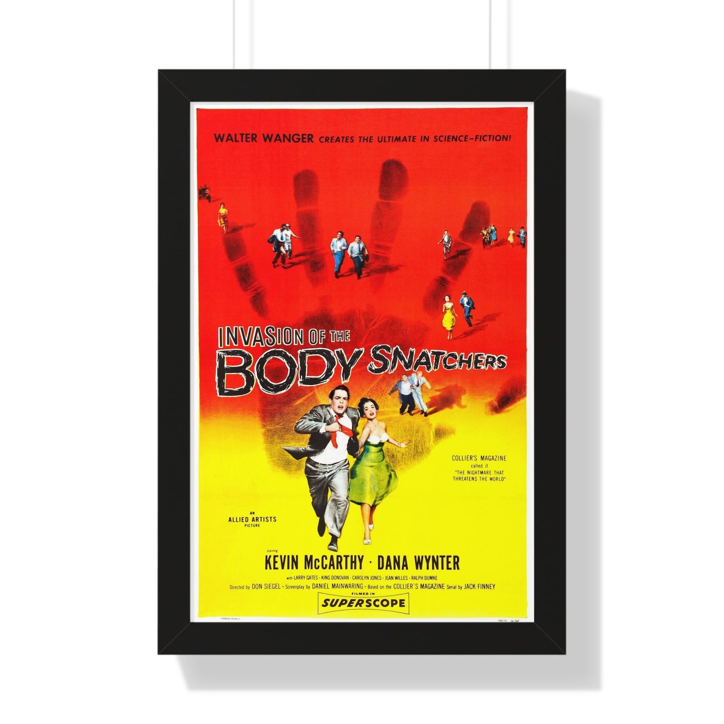 INVASION OF THE BODY SNATCHERS 1956 - Framed Movie Poster-16″ x 24″-The Sticker Space