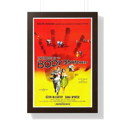INVASION OF THE BODY SNATCHERS 1956 - Framed Movie Poster 16″ x 24″ Walnut - The Sticker Space