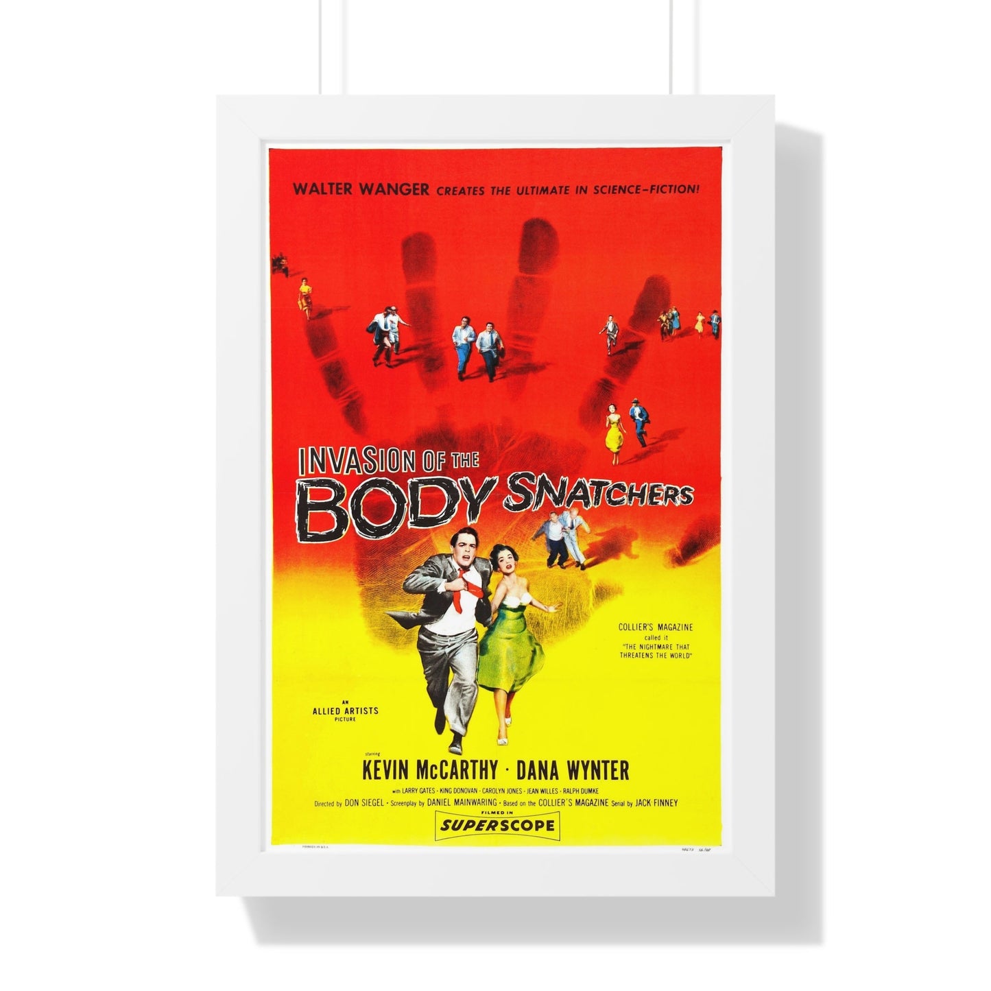 INVASION OF THE BODY SNATCHERS 1956 - Framed Movie Poster-16″ x 24″-The Sticker Space