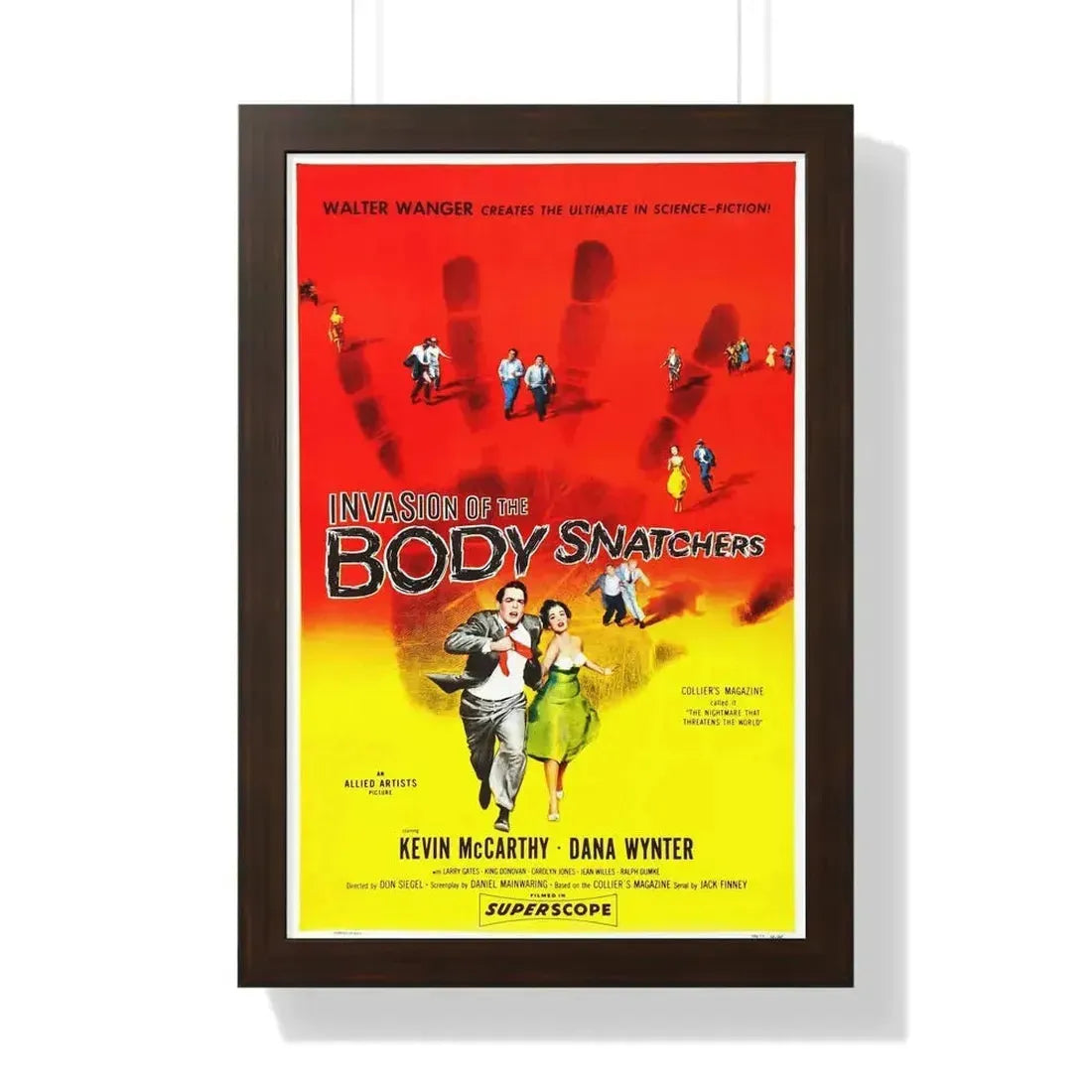 INVASION OF THE BODY SNATCHERS 1956 - Framed Movie Poster - The Sticker Space