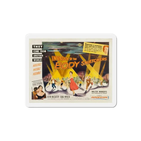 Invasion of the Body Snatchers 1956 Movie Poster Refrigerator Magnet 2 Inch - The Sticker Space