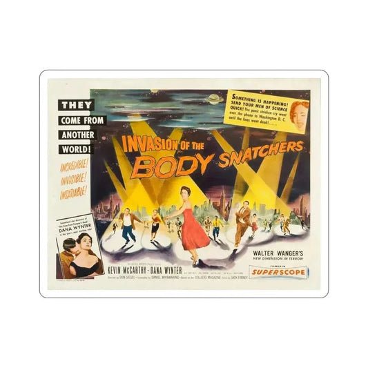 Invasion of the Body Snatchers 1956 Movie Poster STICKER Vinyl Die-Cut Decal 6 Inch - The Sticker Space