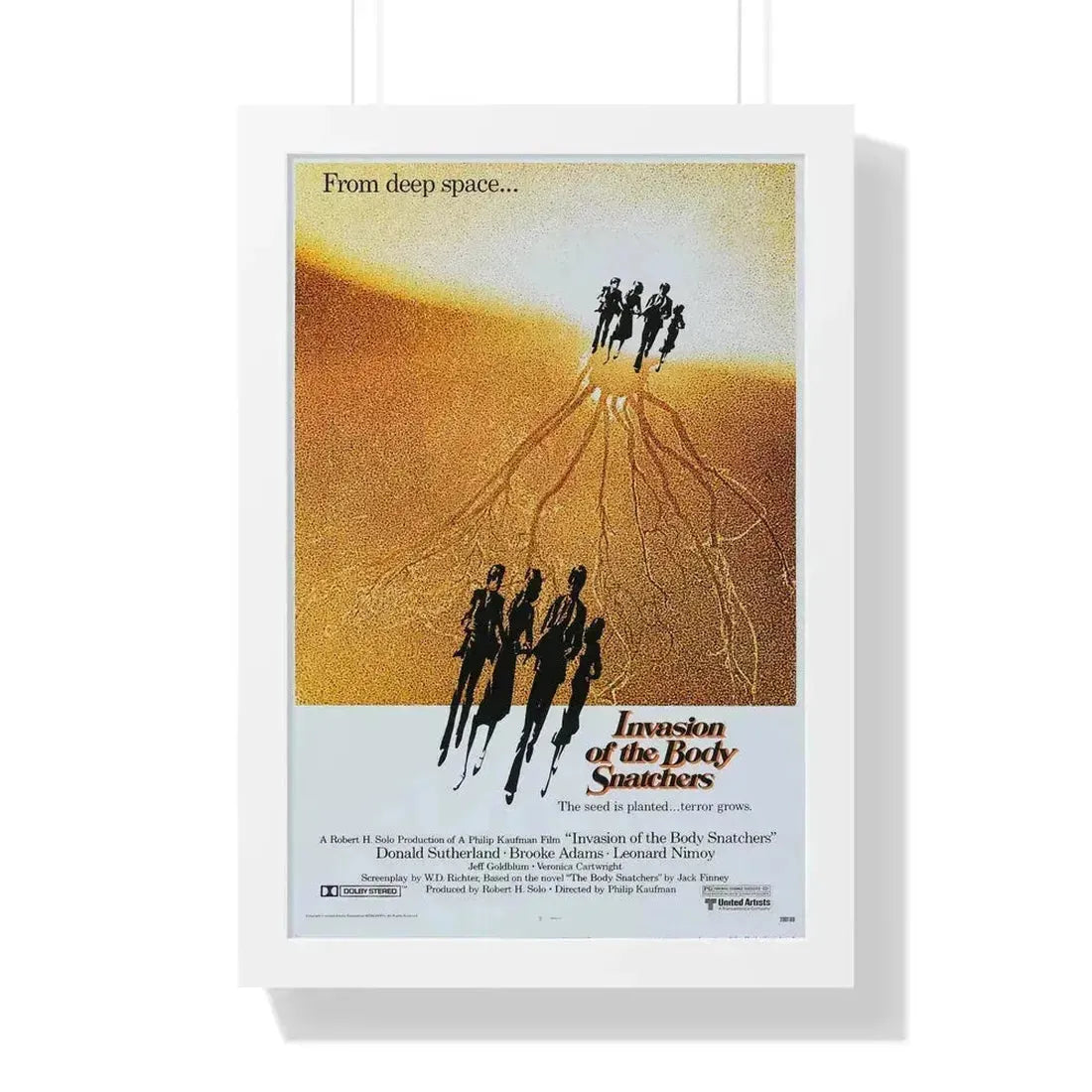 INVASION OF THE BODY SNATCHERS 1978 - Framed Movie Poster 16″ x 24″ White - The Sticker Space