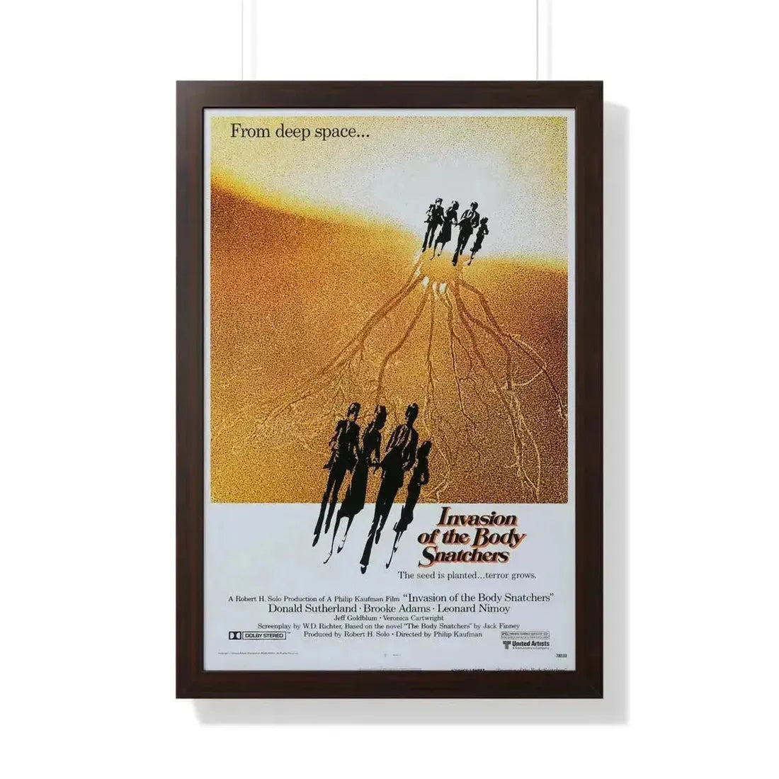 INVASION OF THE BODY SNATCHERS 1978 - Framed Movie Poster 20" x 30" Walnut - The Sticker Space