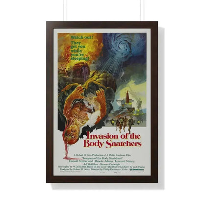 INVASION OF THE BODY SNATCHERS (2) 1978 - Framed Movie Poster 20" x 30" Walnut - The Sticker Space