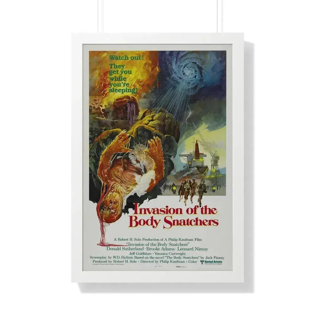 INVASION OF THE BODY SNATCHERS (2) 1978 - Framed Movie Poster 20" x 30" White - The Sticker Space