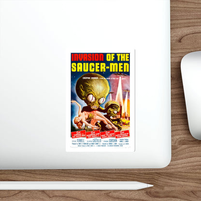 INVASION OF THE SAUCER-MEN 1957 Movie Poster STICKER Vinyl Die-Cut Decal-The Sticker Space