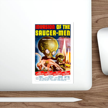 INVASION OF THE SAUCER-MEN 1957 Movie Poster STICKER Vinyl Die-Cut Decal-The Sticker Space