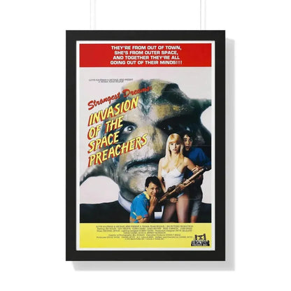 INVASION OF THE SPACE PREACHERS 1990 - Framed Movie Poster - The Sticker Space