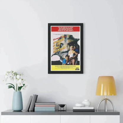 INVASION OF THE SPACE PREACHERS 1990 - Framed Movie Poster - The Sticker Space