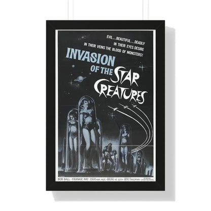 INVASION OF THE STAR CREATURES 1962 - Framed Movie Poster - The Sticker Space