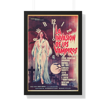 INVASION OF THE VAMPIRES 1963 - Framed Movie Poster-20" x 30"-The Sticker Space