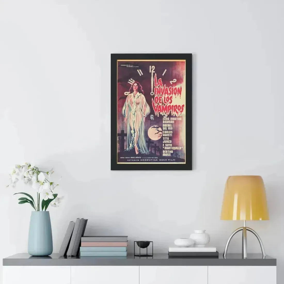 INVASION OF THE VAMPIRES 1963 - Framed Movie Poster - The Sticker Space