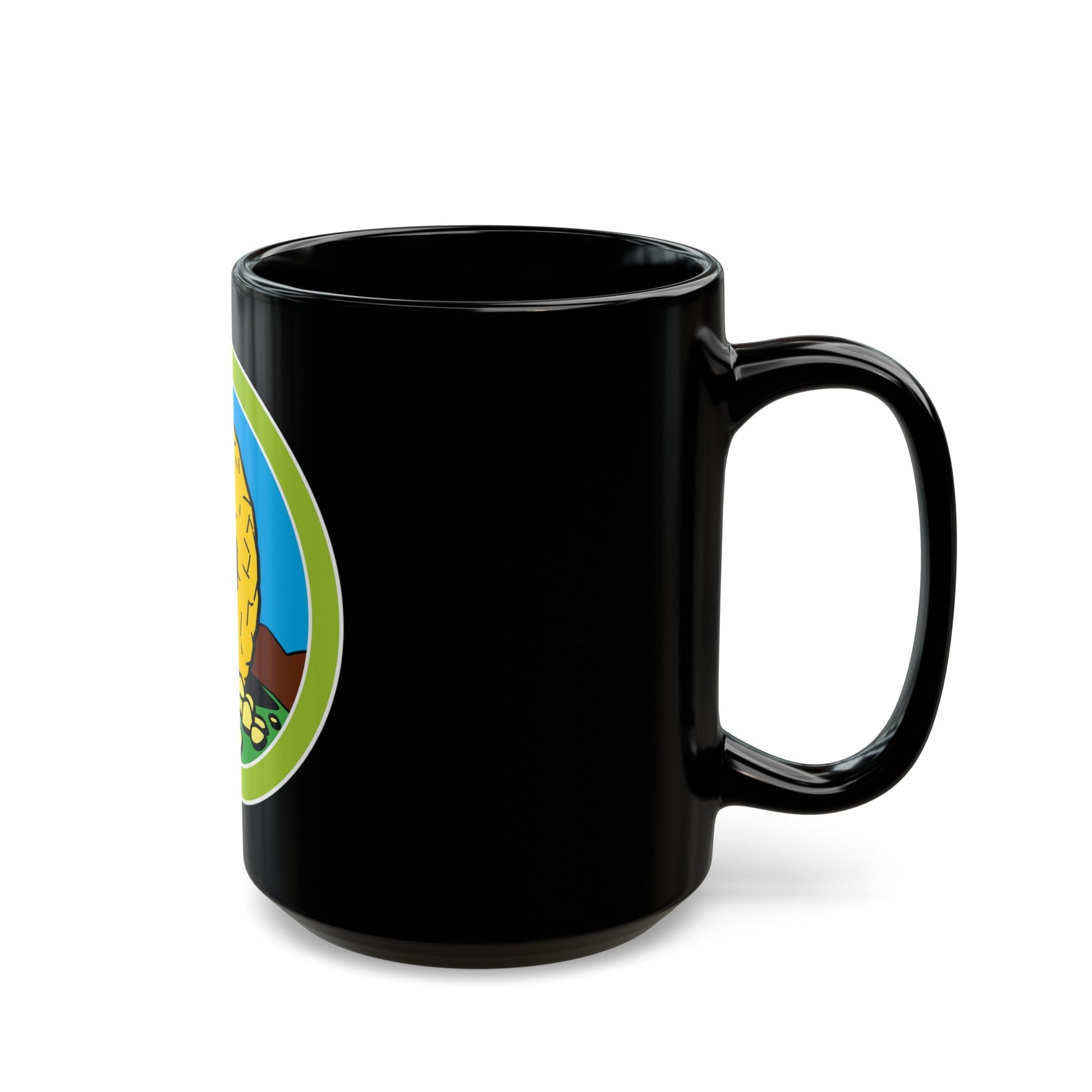 Inventing (Boy Scout Merit Badge) Black Coffee Mug-The Sticker Space