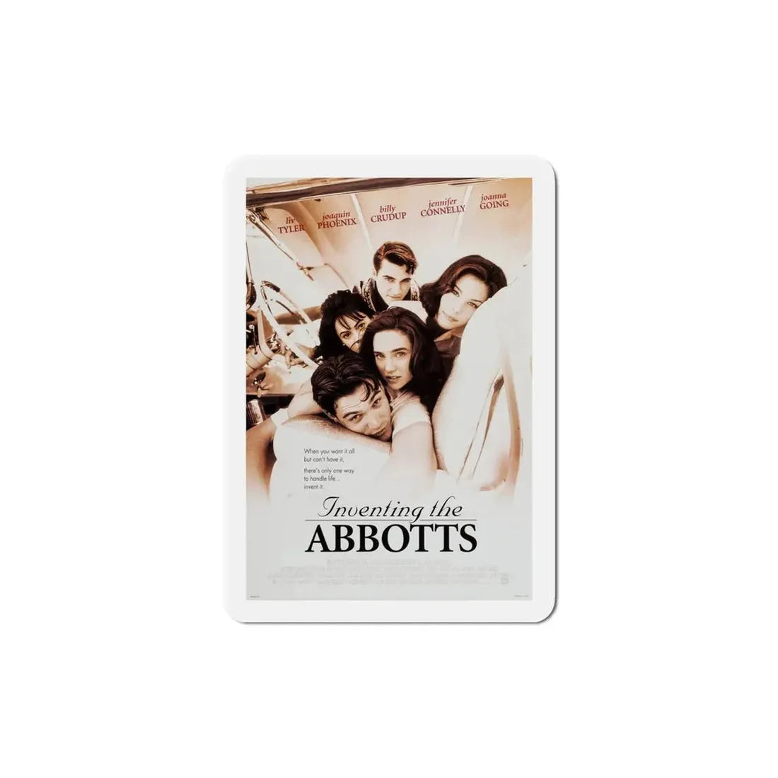 Inventing The Abbotts 1997 Movie Poster Refrigerator Magnet - The Sticker Space