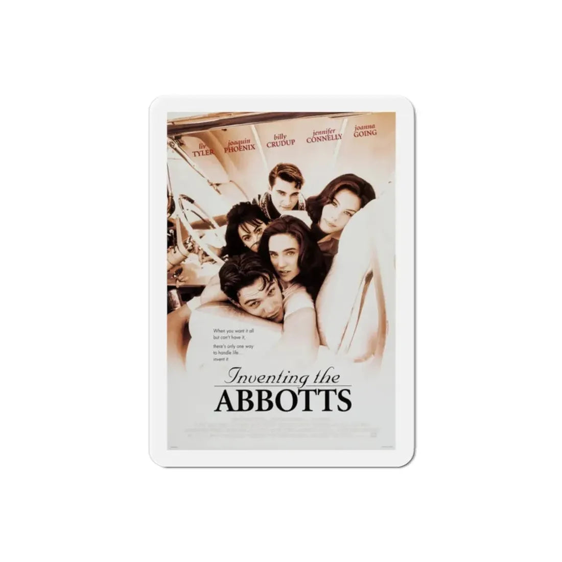 Inventing The Abbotts 1997 Movie Poster Refrigerator Magnet - The Sticker Space