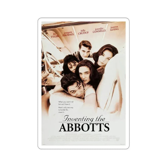 Inventing The Abbotts 1997 Movie Poster STICKER Vinyl Die-Cut Decal 6 Inch - The Sticker Space