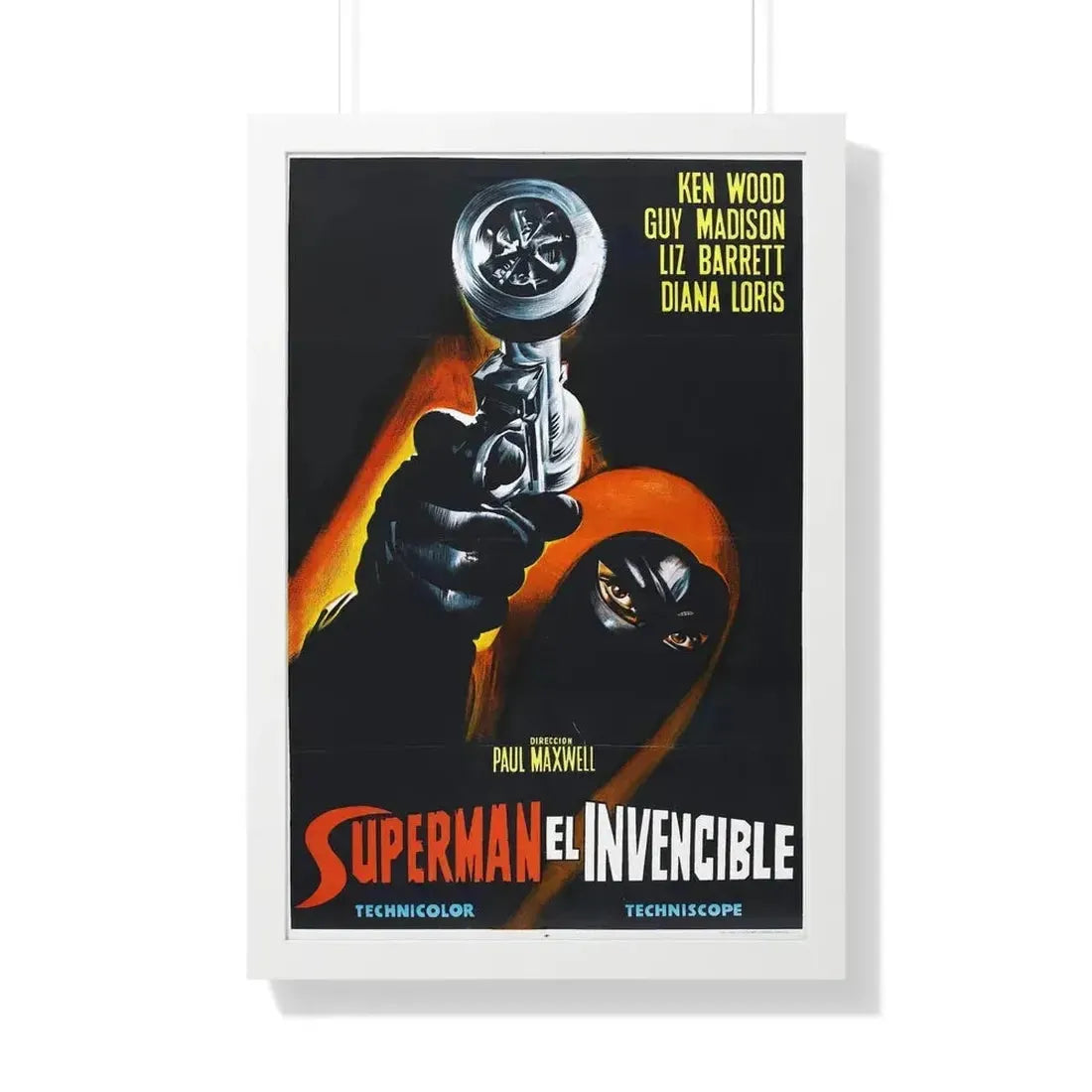 INVINCIBLE SUPERMAN (SUPERARGO) 1968 - Framed Movie Poster - The Sticker Space