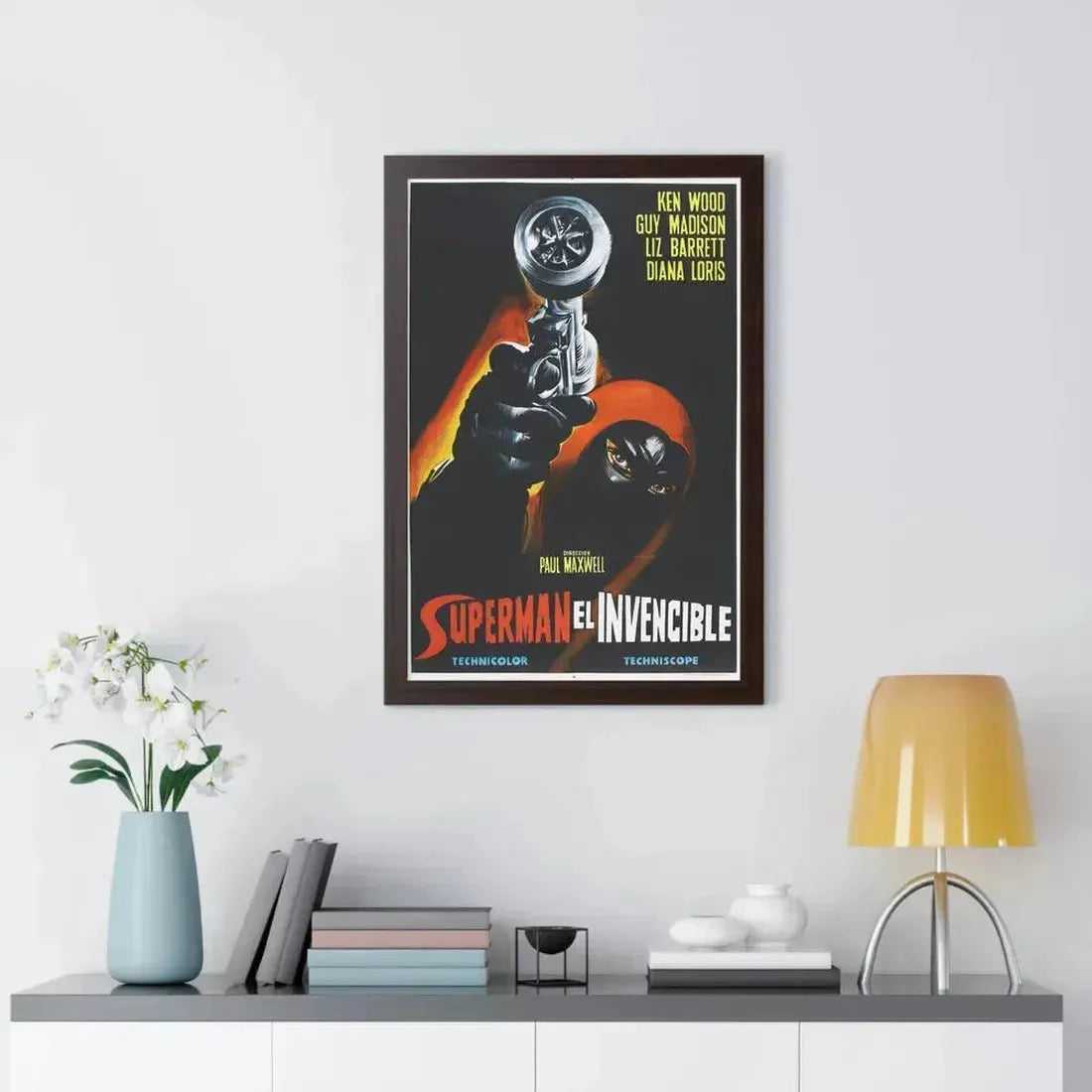 INVINCIBLE SUPERMAN (SUPERARGO) 1968 - Framed Movie Poster - The Sticker Space