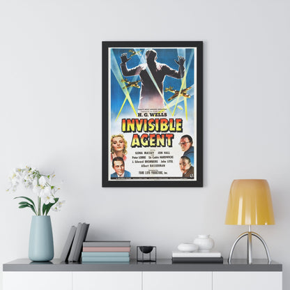 INVISIBLE AGENT 1942 - Framed Movie Poster-The Sticker Space