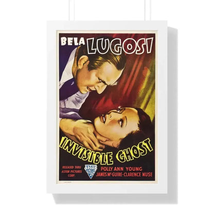 INVISIBLE GHOST 1941 - Framed Movie Poster 16″ x 24″ White - The Sticker Space