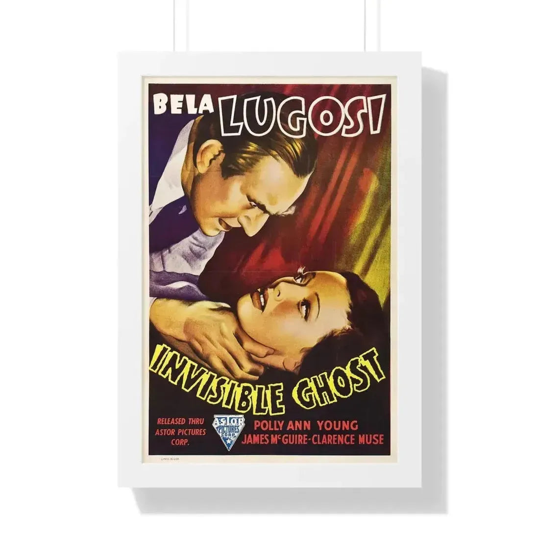 INVISIBLE GHOST 1941 - Framed Movie Poster - The Sticker Space