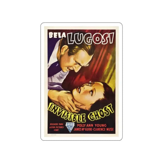 INVISIBLE GHOST 1941 Movie Poster STICKER Vinyl Die-Cut Decal 2 Inch - The Sticker Space