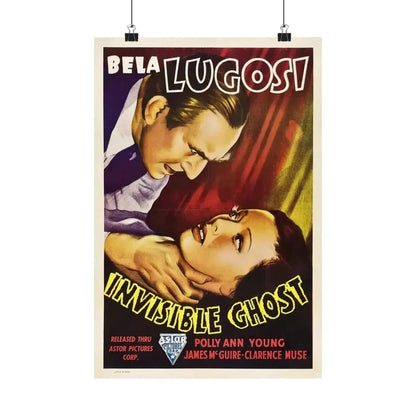 INVISIBLE GHOST 1941 - Paper Movie Poster - The Sticker Space