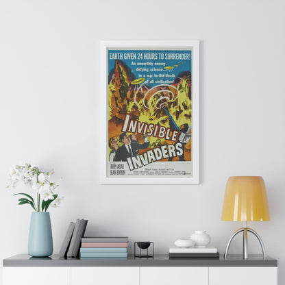 INVISIBLE INVADERS 1959 - Framed Movie Poster-The Sticker Space