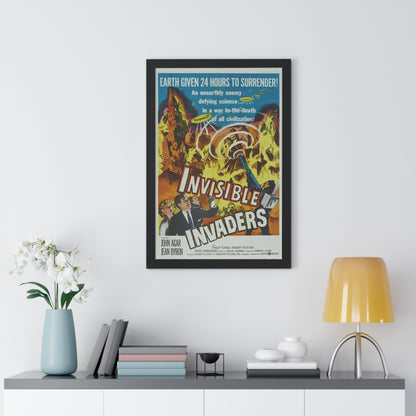 INVISIBLE INVADERS 1959 - Framed Movie Poster-The Sticker Space