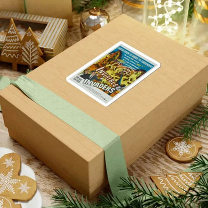 INVISIBLE INVADERS 1959 Movie Poster - STICKER Vinyl Kiss-Cut Decal - The Sticker Space