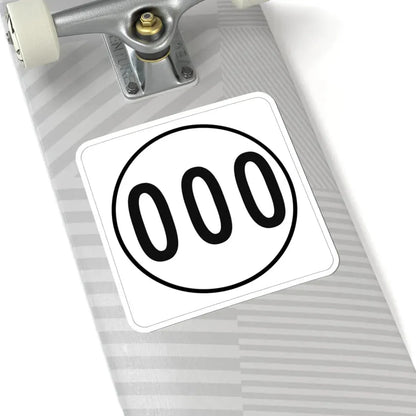 Iowa 000 1948 template (Iowa) (Road Sign) STICKER Vinyl Kiss-Cut Decal - The Sticker Space