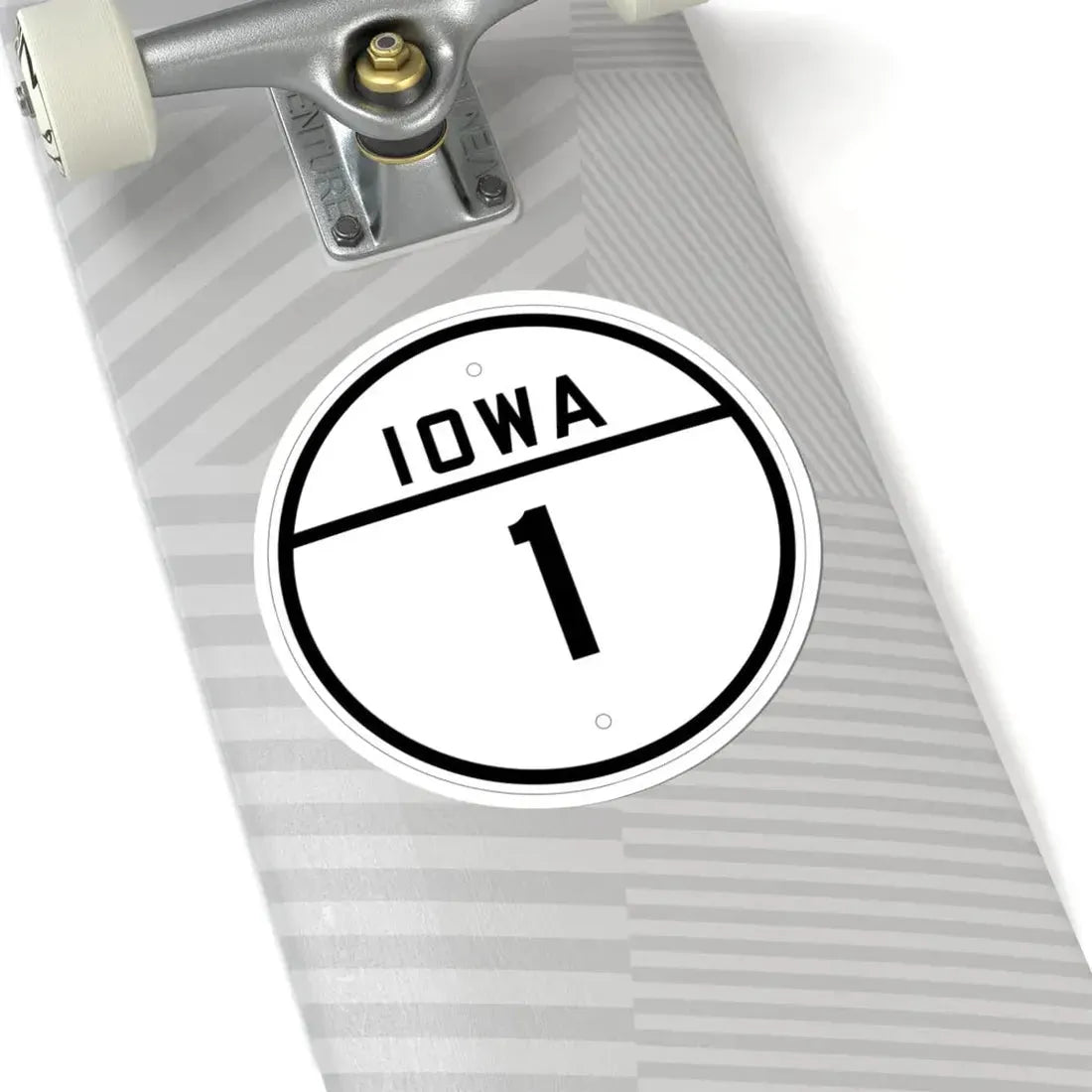 Iowa 1 1926 (Iowa) (Road Sign) STICKER Vinyl Kiss-Cut Decal - The Sticker Space