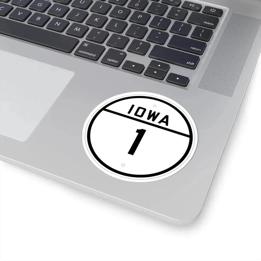 Iowa 1 1926 (Iowa) (Road Sign) STICKER Vinyl Kiss-Cut Decal - The Sticker Space