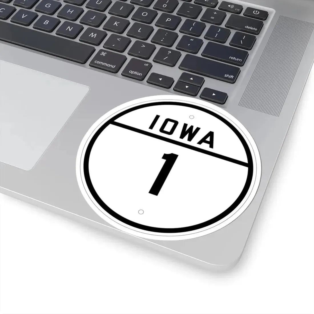 Iowa 1 1926 (Iowa) (Road Sign) STICKER Vinyl Kiss-Cut Decal - The Sticker Space