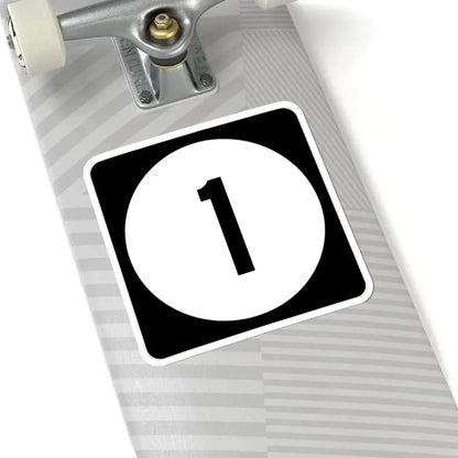 Iowa 1 (Iowa) (Road Sign) STICKER Vinyl Kiss-Cut Decal - The Sticker Space