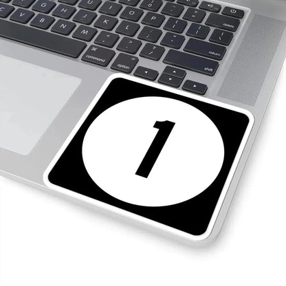 Iowa 1 (Iowa) (Road Sign) STICKER Vinyl Kiss-Cut Decal - The Sticker Space