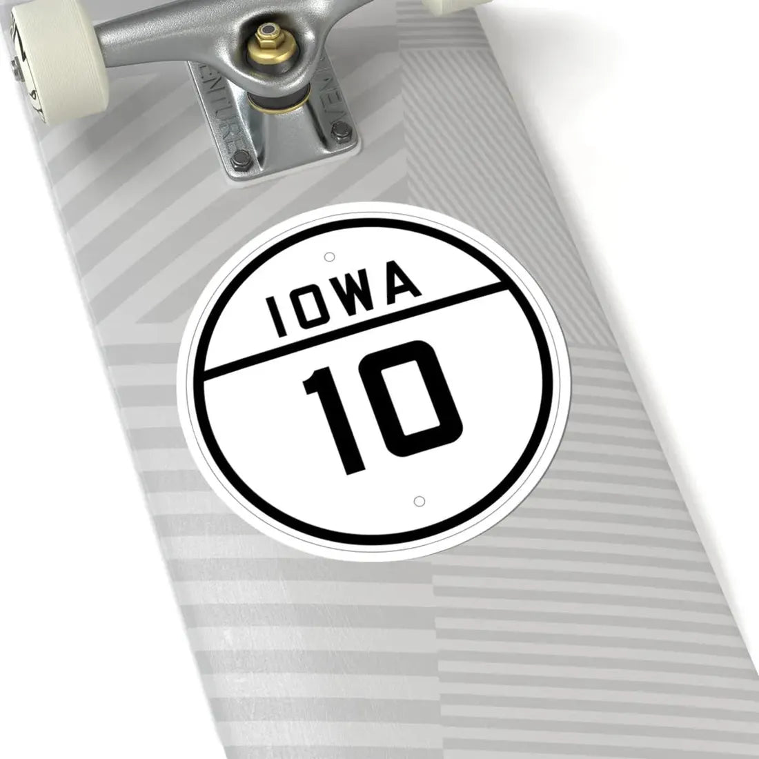 Iowa 10 1926 (Iowa) (Road Sign) STICKER Vinyl Kiss-Cut Decal - The Sticker Space