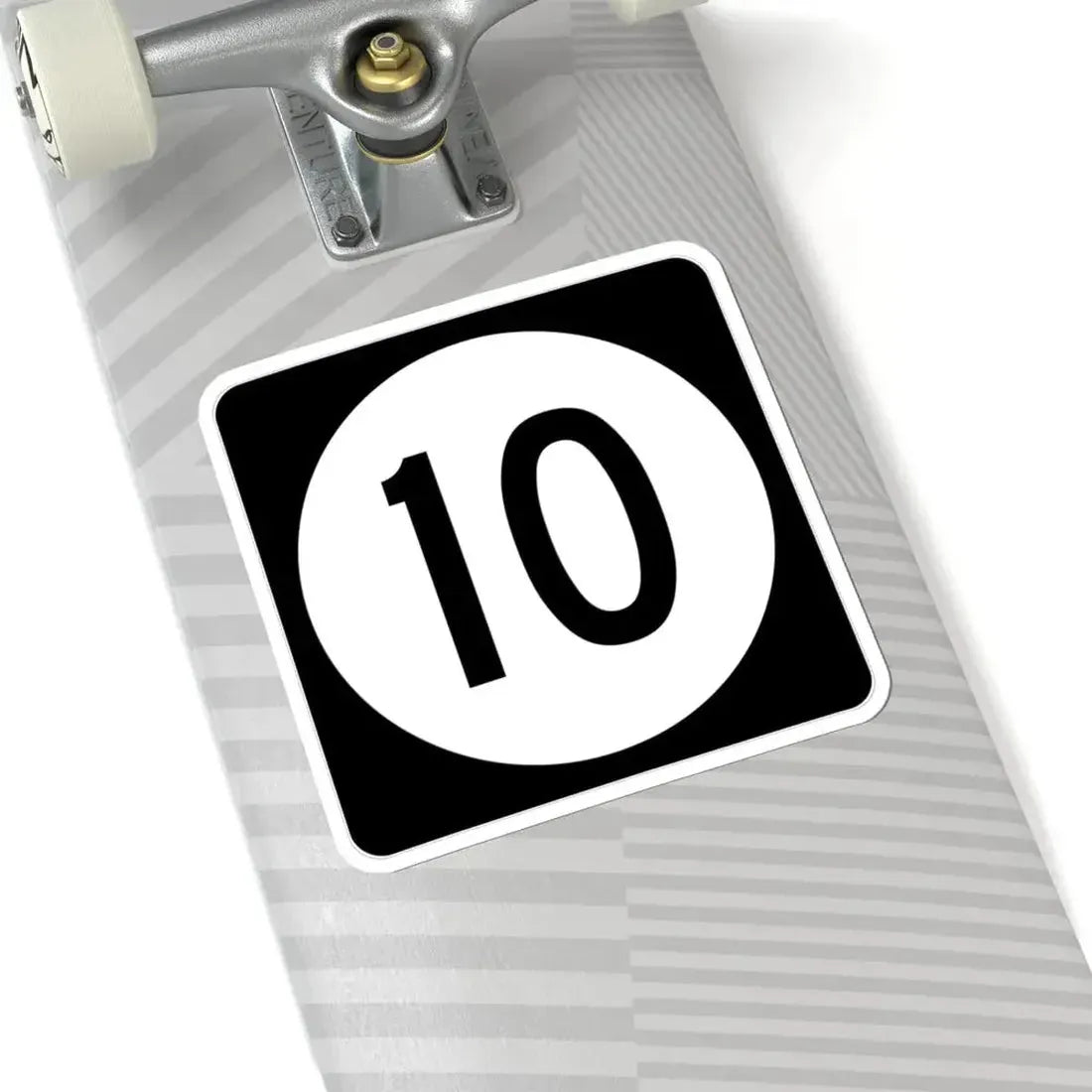 Iowa 10 (Iowa) (Road Sign) STICKER Vinyl Kiss-Cut Decal - The Sticker Space