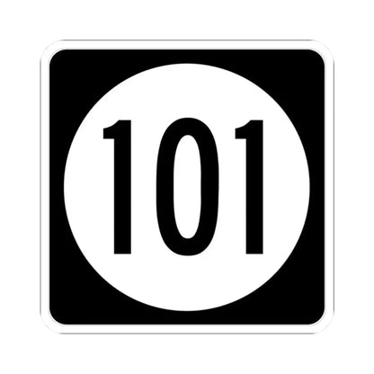 Iowa 101 (Iowa) (Road Sign) STICKER Vinyl Kiss-Cut Decal 2 Inch White - The Sticker Space