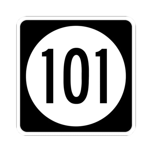 Iowa 101 (Iowa) (Road Sign) STICKER Vinyl Kiss-Cut Decal 2 Inch White - The Sticker Space