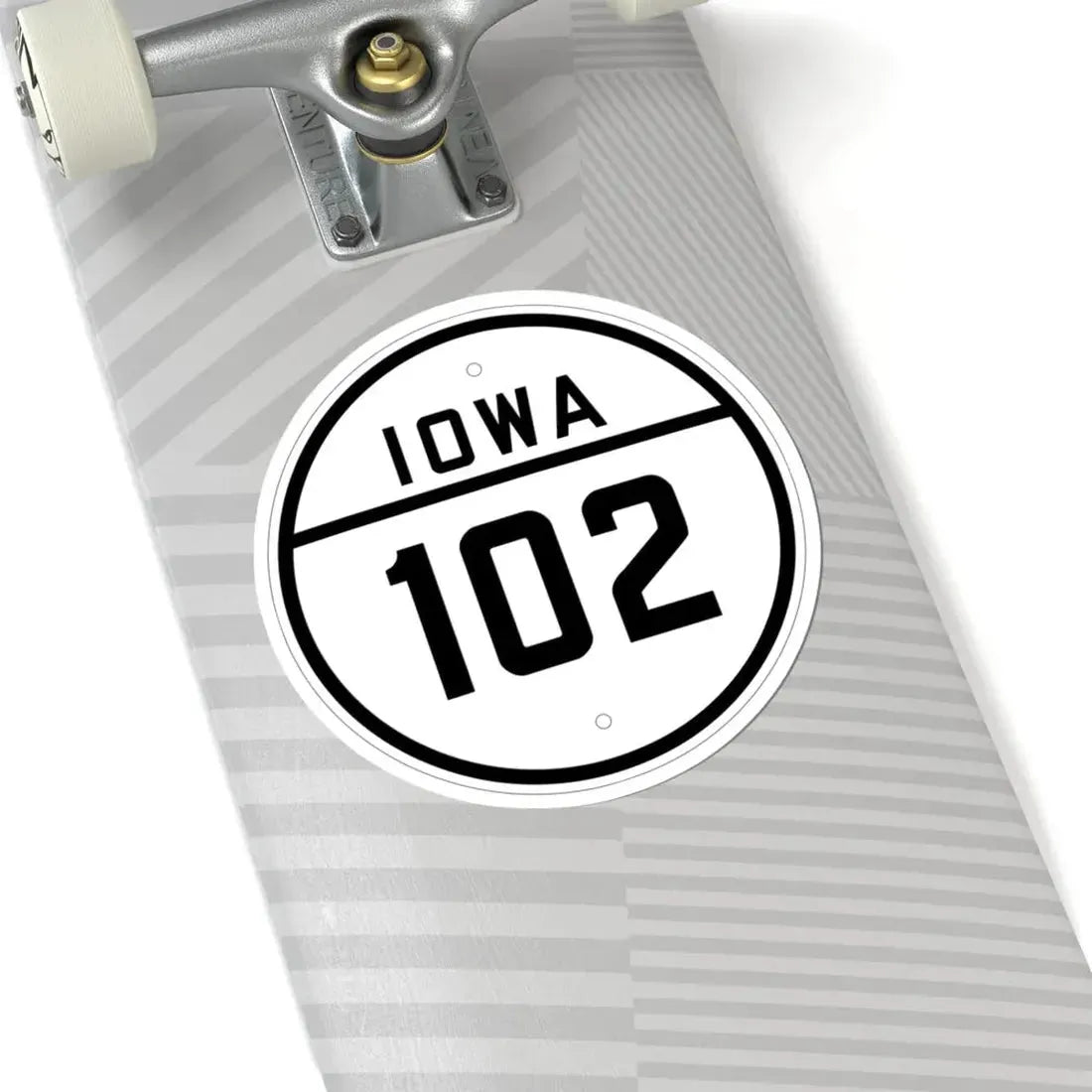 Iowa 102 1926 (Iowa) (Road Sign) STICKER Vinyl Kiss-Cut Decal - The Sticker Space