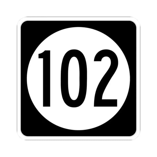 Iowa 102 (Iowa) (Road Sign) STICKER Vinyl Kiss-Cut Decal 2 Inch White - The Sticker Space