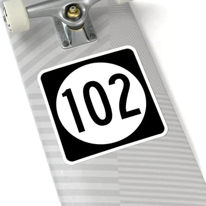 Iowa 102 (Iowa) (Road Sign) STICKER Vinyl Kiss-Cut Decal - The Sticker Space