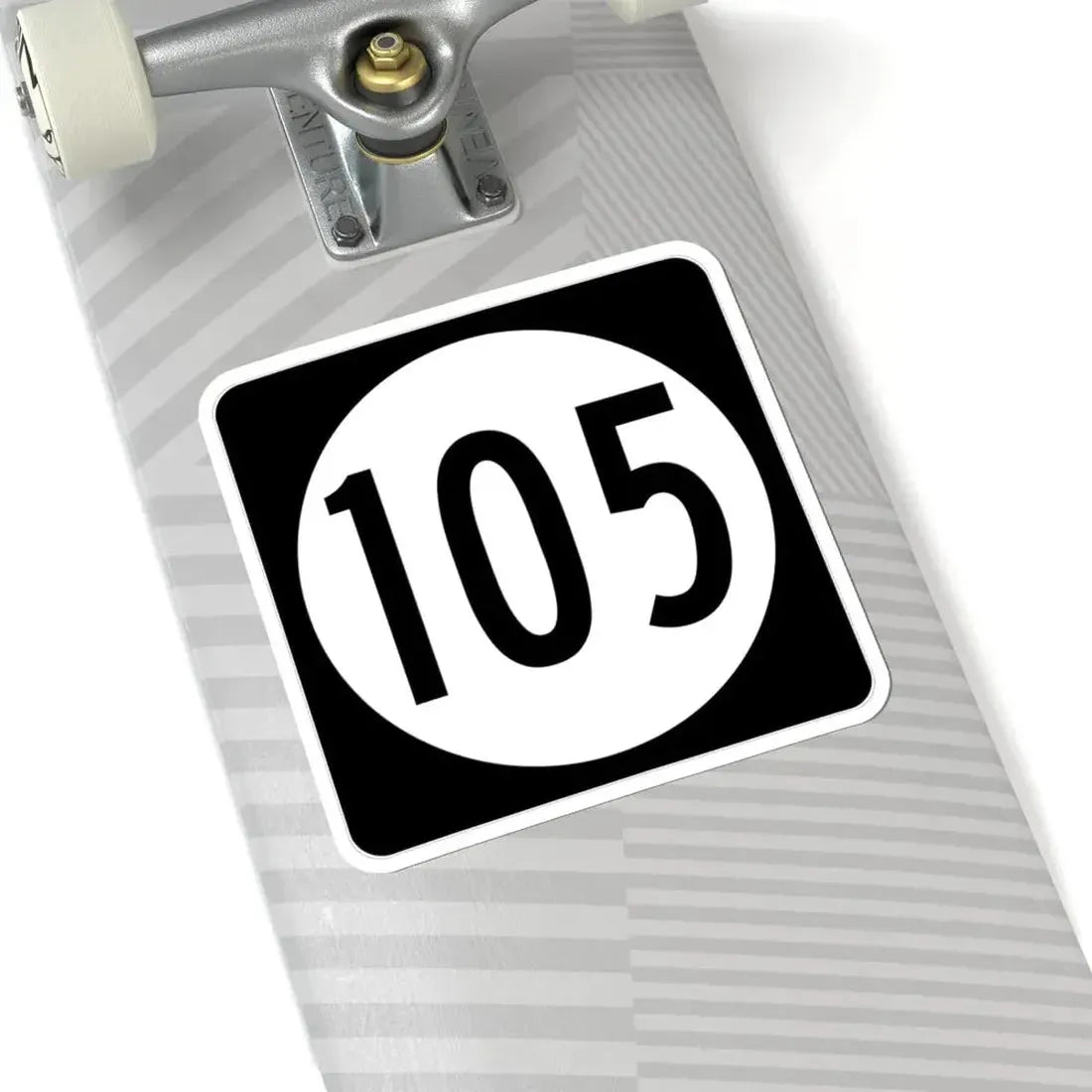 Iowa 105 (Iowa) (Road Sign) STICKER Vinyl Kiss-Cut Decal - The Sticker Space