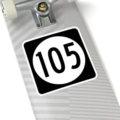 Iowa 105 (Iowa) (Road Sign) STICKER Vinyl Kiss-Cut Decal - The Sticker Space