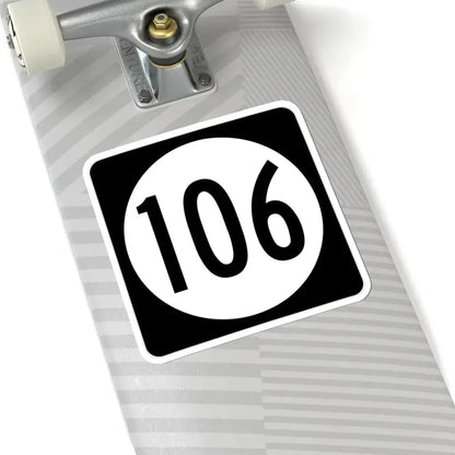 Iowa 106 (Iowa) (Road Sign) STICKER Vinyl Kiss-Cut Decal - The Sticker Space